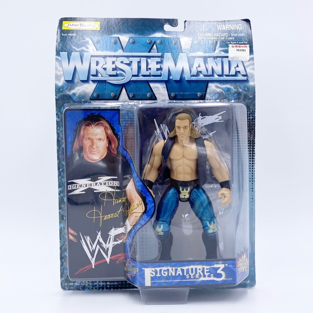 Triple H Wrestlemania XV Signature Series 3 Figure Jakks Pacific